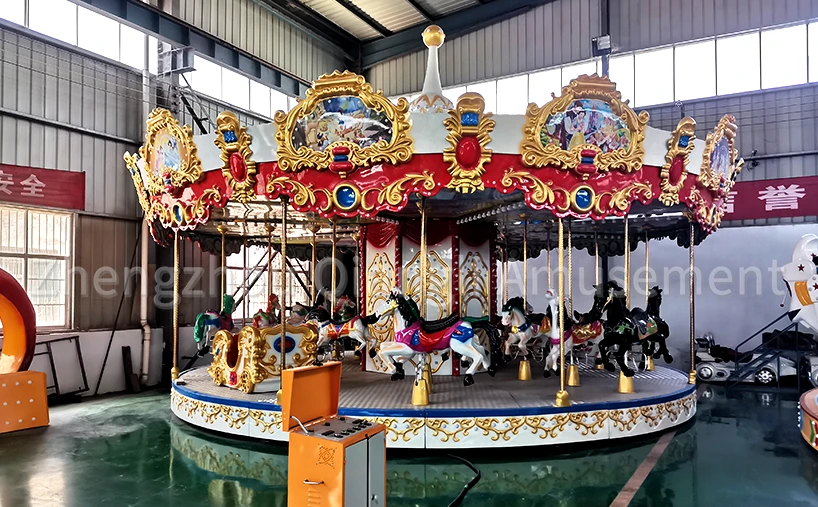 24 seat European style carousel